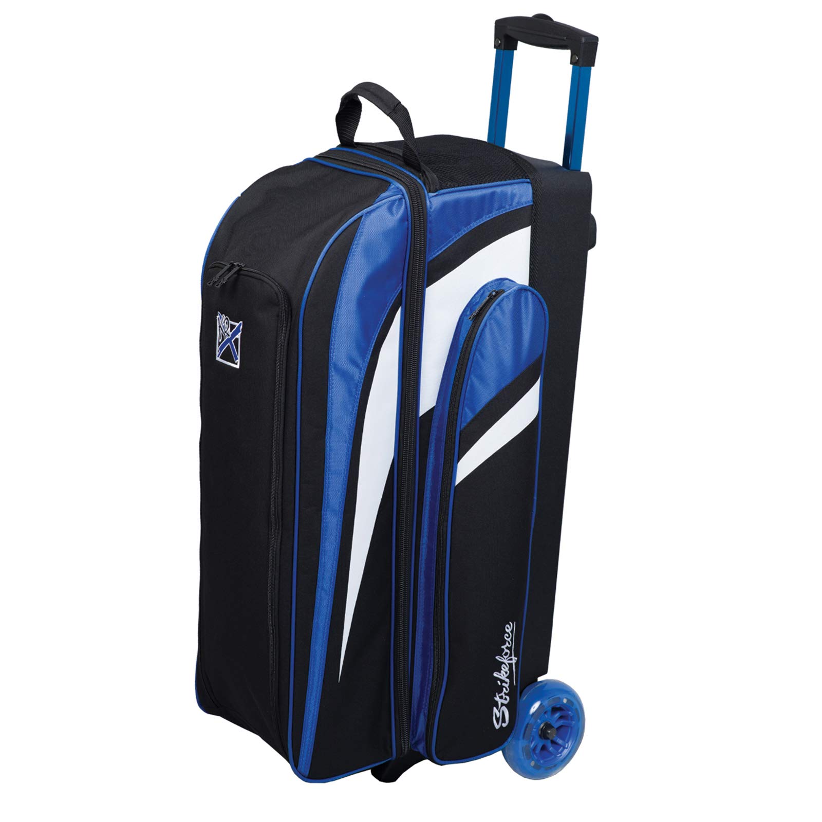 KR Strikeforce Cruiser Triple Roller Bowling Bag - Spacious Storage for Bowling Balls, Shoes & Accessories - Perfect for Tournaments & League Play