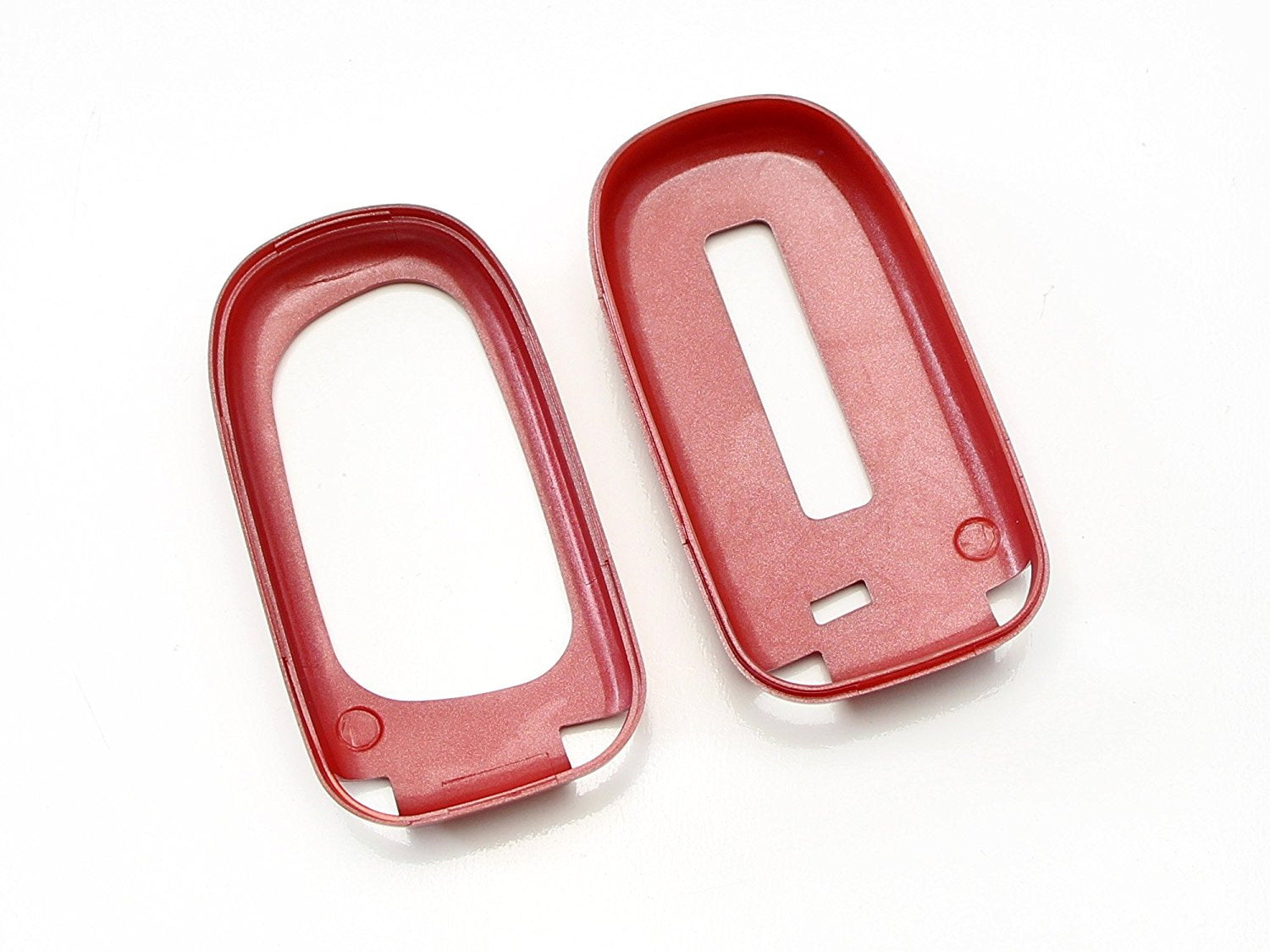 Glossy Sparkling Red Smart Key Fob Shell Cover Replacement for Jeep Dodge Chrysler - Exact Fit, Durable Protection for Car Keys (Perfect for Daily Use, Travel & Outdoor Adventures)