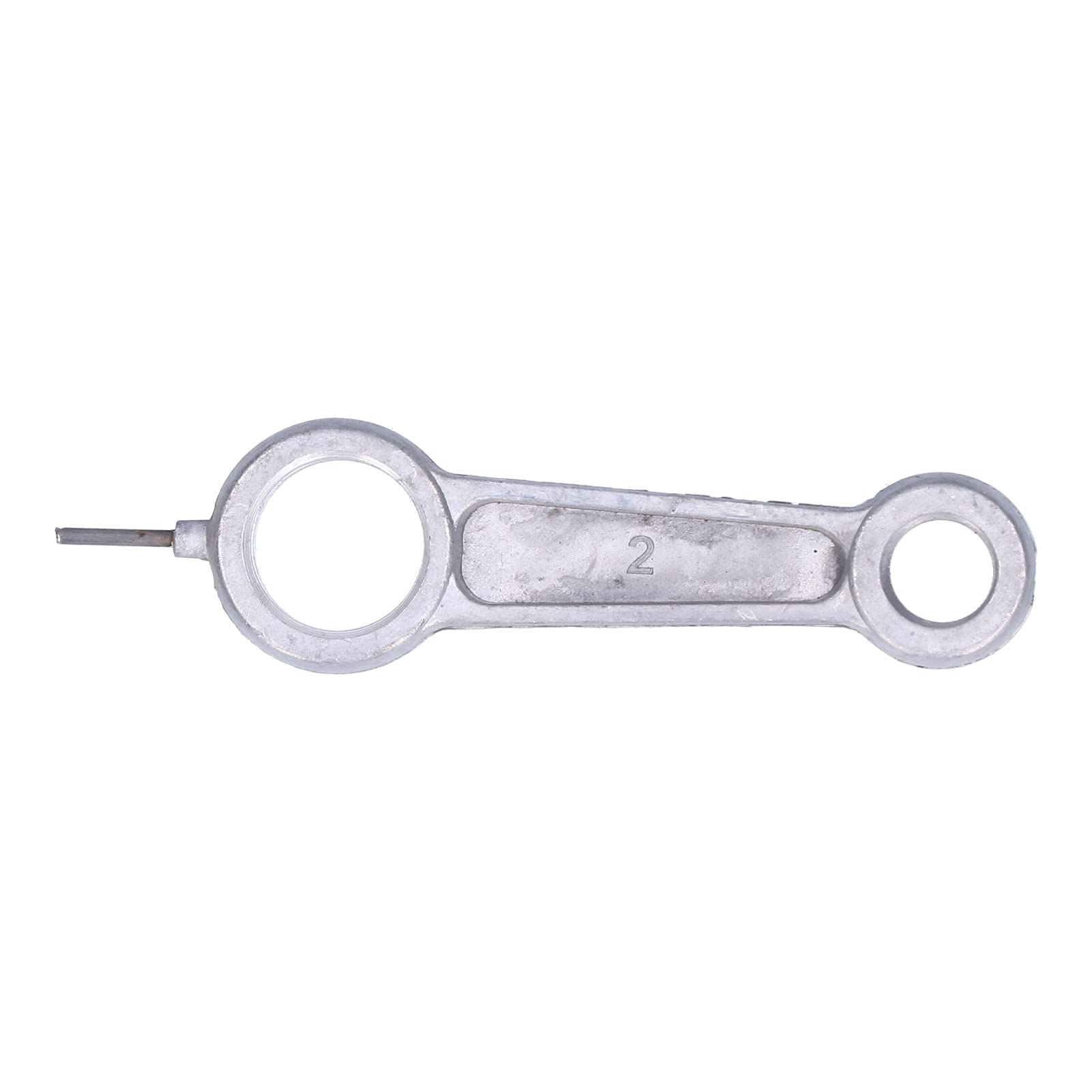 Fafeicy Aluminum Connecting Rod for Air Compressors - High-Quality Piston Rod Replacement Part with Pin & Key - Perfect for Industrial Air Pumps & DIY Compressor Repair Projects