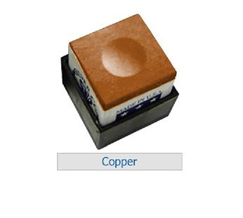 Premium Silver Cup Pool Cue Chalk - Copper Color (12 Dozen) - Professional Billiards Accessory for Smooth Shots & Enhanced Grip