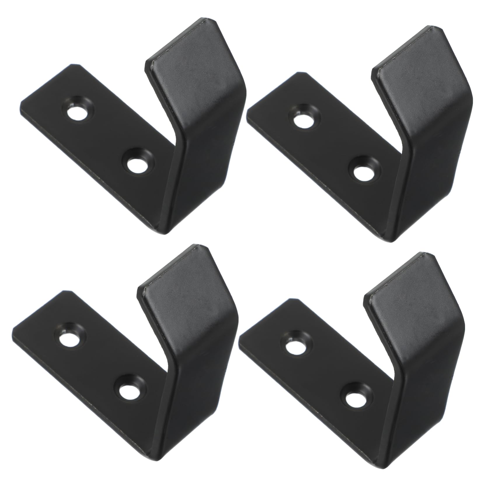 BELLIFFY Heavy Duty Metal Garage Hooks - 4 Pack Wall Mounted Storage Organizer for Tools, Jack Stands & Equipment | Perfect for Garage, Workshop & Shed Organization