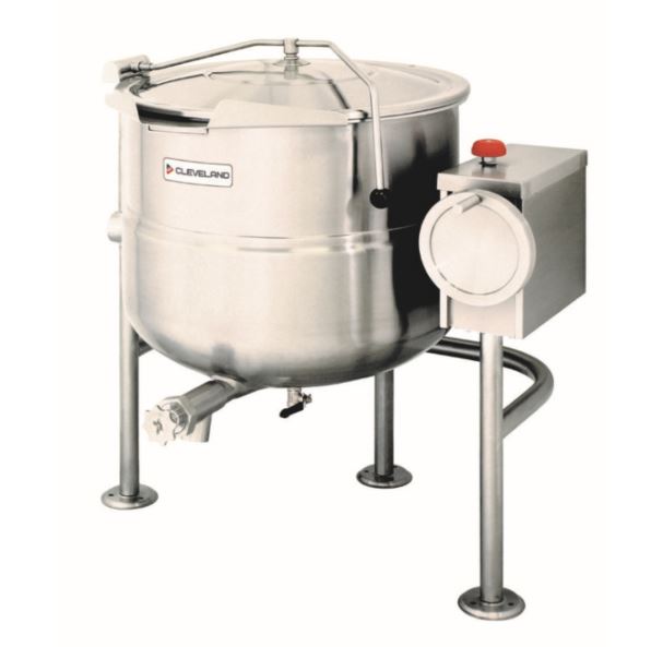 40 Gallon Direct Steam Tilting Kettle - Commercial Grade Stainless Steel Food Warmer for Restaurants & Catering | Perfect for Soups, Stews & Large Batch Cooking