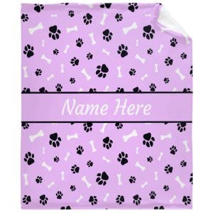 Custom Dog Pet Name Purple2