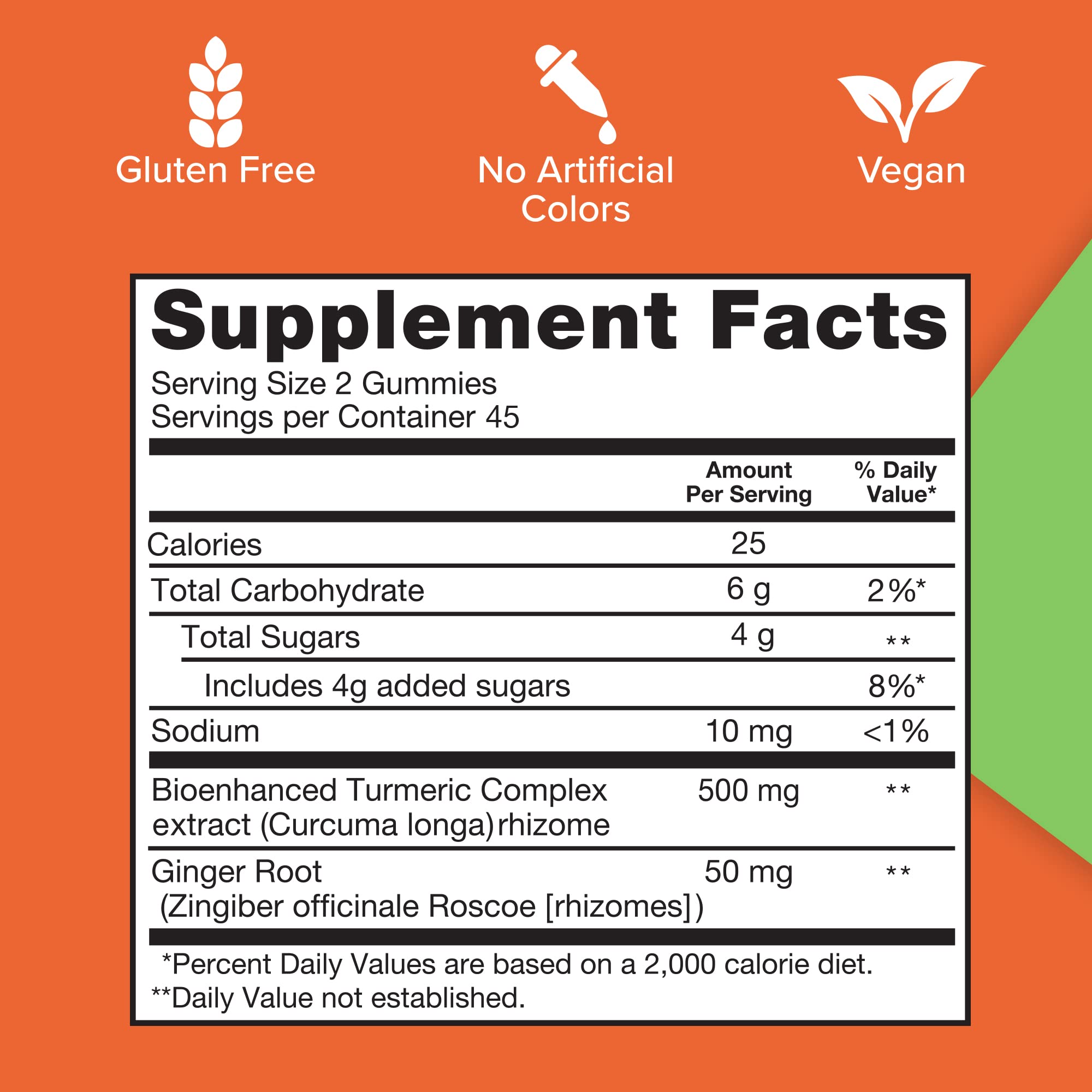 Qunol Turmeric Gummies with 500mg Turmeric Curcumin - Vegan & Gluten Free Joint Support Supplement for Enhanced Absorption (90 Count) | Perfect for Active Lifestyles & Daily Wellness