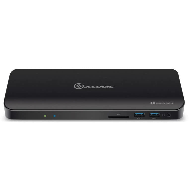 ALOGIC ThunderBolt 3 Docking Station with 4K Display & Power Delivery - Black | USB-C Hub for MacBook Pro/Air, Windows Laptops | Home Office & Remote Work Setup