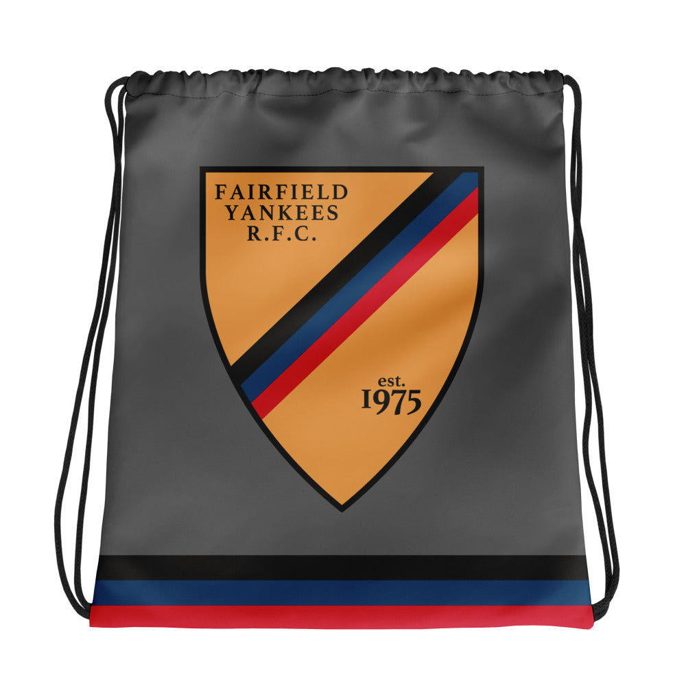 Fairfield Yankees RFC Drawstring Bag - Durable Sports Backpack for Rugby Fans & Team Gear - Perfect for Training, Travel & Game Day Essentials