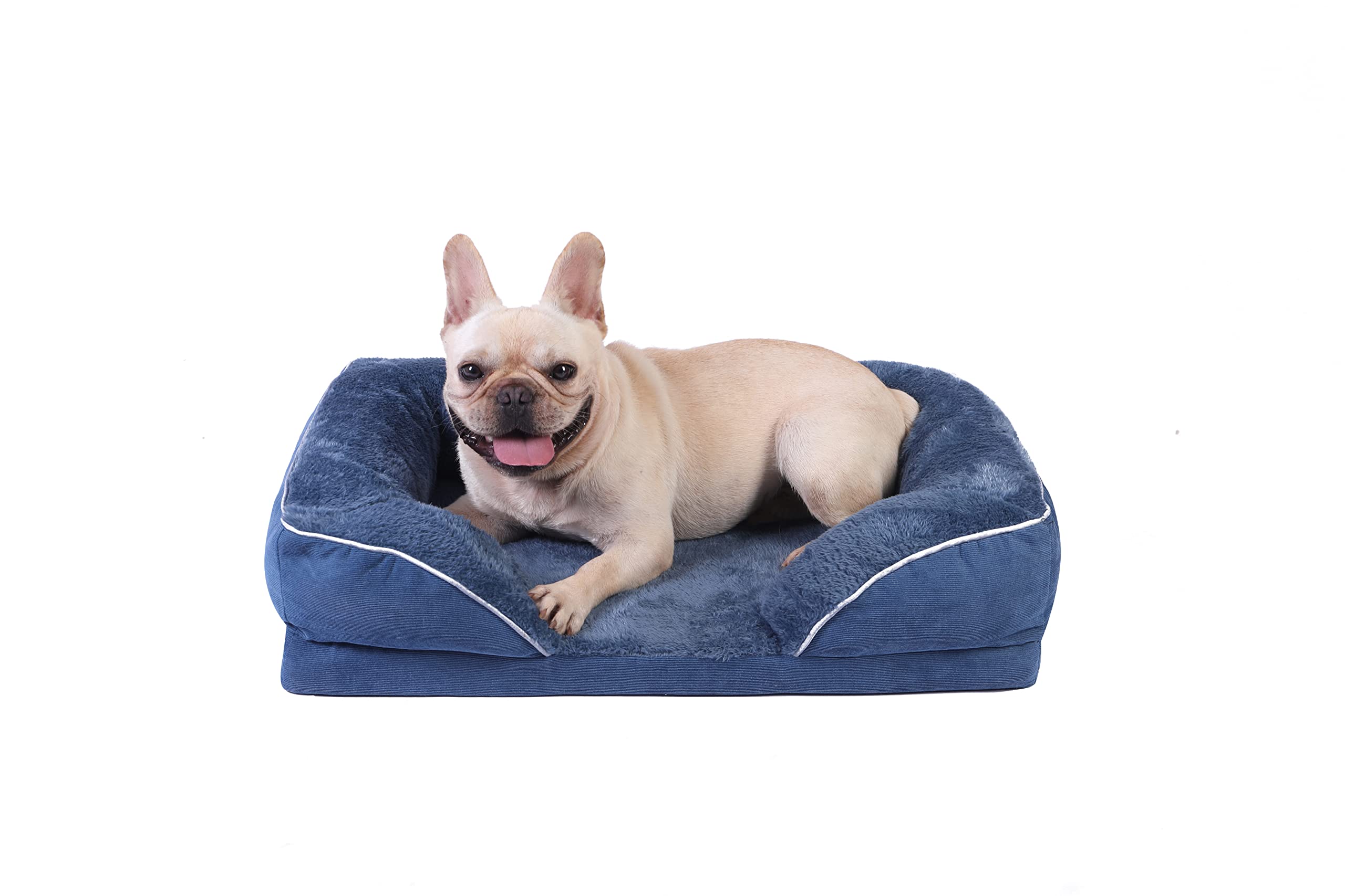 **Orthopedic Dog Bed for Medium Dogs - Waterproof Pet Sofa with Removable Washable Cover, Non-Slip Bottom & Memory Foam Support - Perfect for Crates, Living Room & Bedroom**