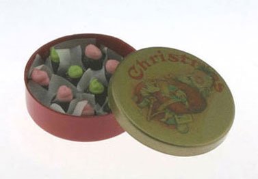 Miniature Candy Box for Dollhouse - Sweet Treats for Dollhouse Accessories & Miniature Scenes - Perfect for Dollhouse Decor, Miniature Displays, and DIY Craft Projects