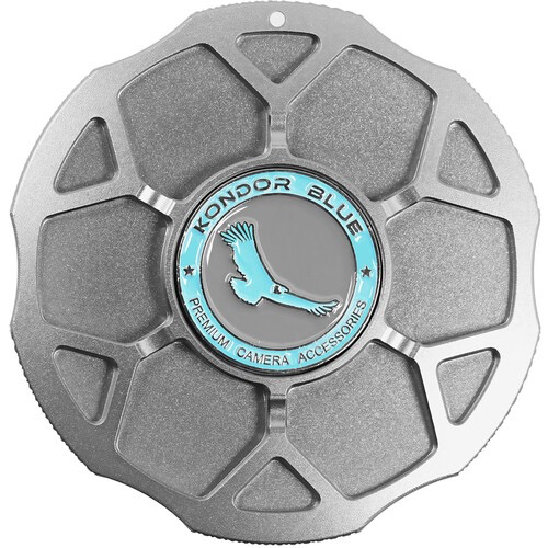 Kondor Blue Aluminum Body Cap for Nikon Z Mount Cameras - Durable Space Gray Lens Protection Cover | Perfect for Travel, Storage & Camera Maintenance
