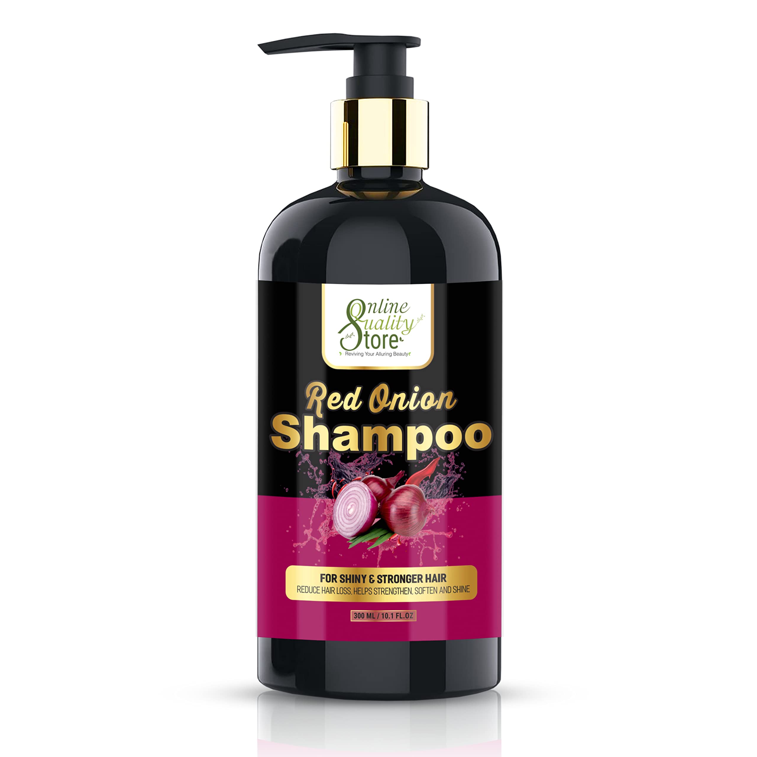 Premium Onion Shampoo 300ml & Onion Hair Oil 200ml Set (500ml Total) for Hair Growth & Scalp Care - Best for Dry, Damaged Hair & Dandruff Treatment - Home & Salon Use