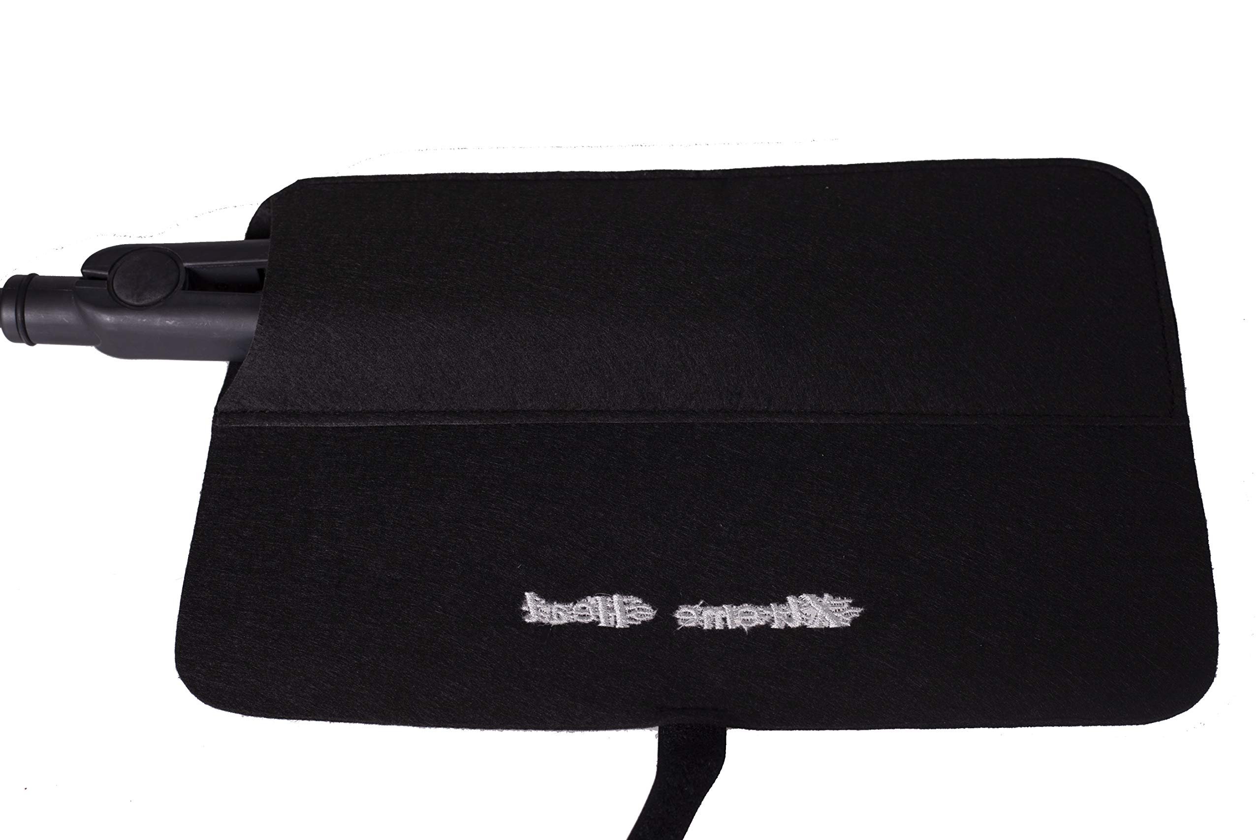 Heat Resistant Straightening Iron Mat - Mateque Black Silicone Styling Tool Protector for Hair Straighteners & Flat Irons | Perfect for Home, Salon & Travel Use