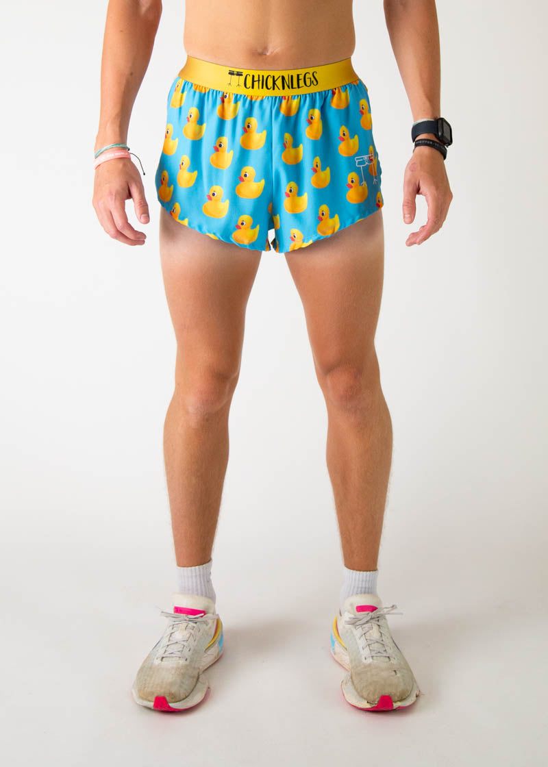 Men's Quick-Dry Running Shorts with Split Design - Lightweight & Breathable for Gym, Workout, and Outdoor Activities