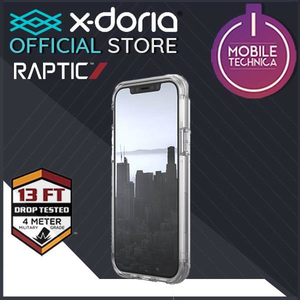 iPhone 12 Pro Max Mini Case - Raptic Air Transparent Bumper Hard Cover | Slim Protective Phone Cover for Everyday Use & Travel