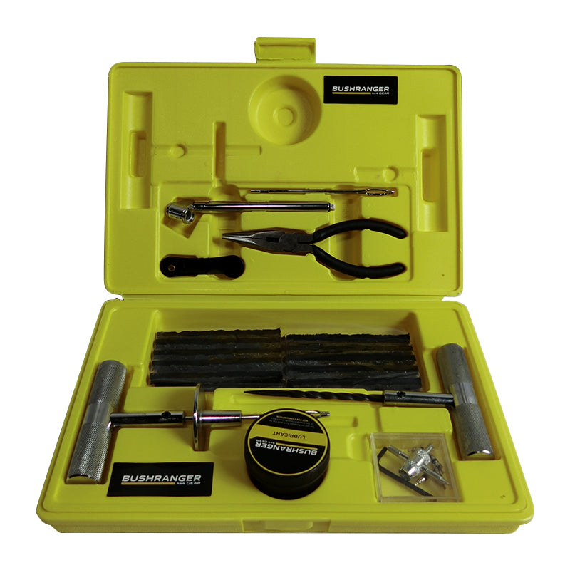 Bushranger Plugga III Heavy Duty Tyre Repair Kit - 73X12/P for Punctures & Flat Tires - Off-Road, ATV, Motorcycle & Truck Tire Repair - Emergency Car Accessories for Roadside Assistance