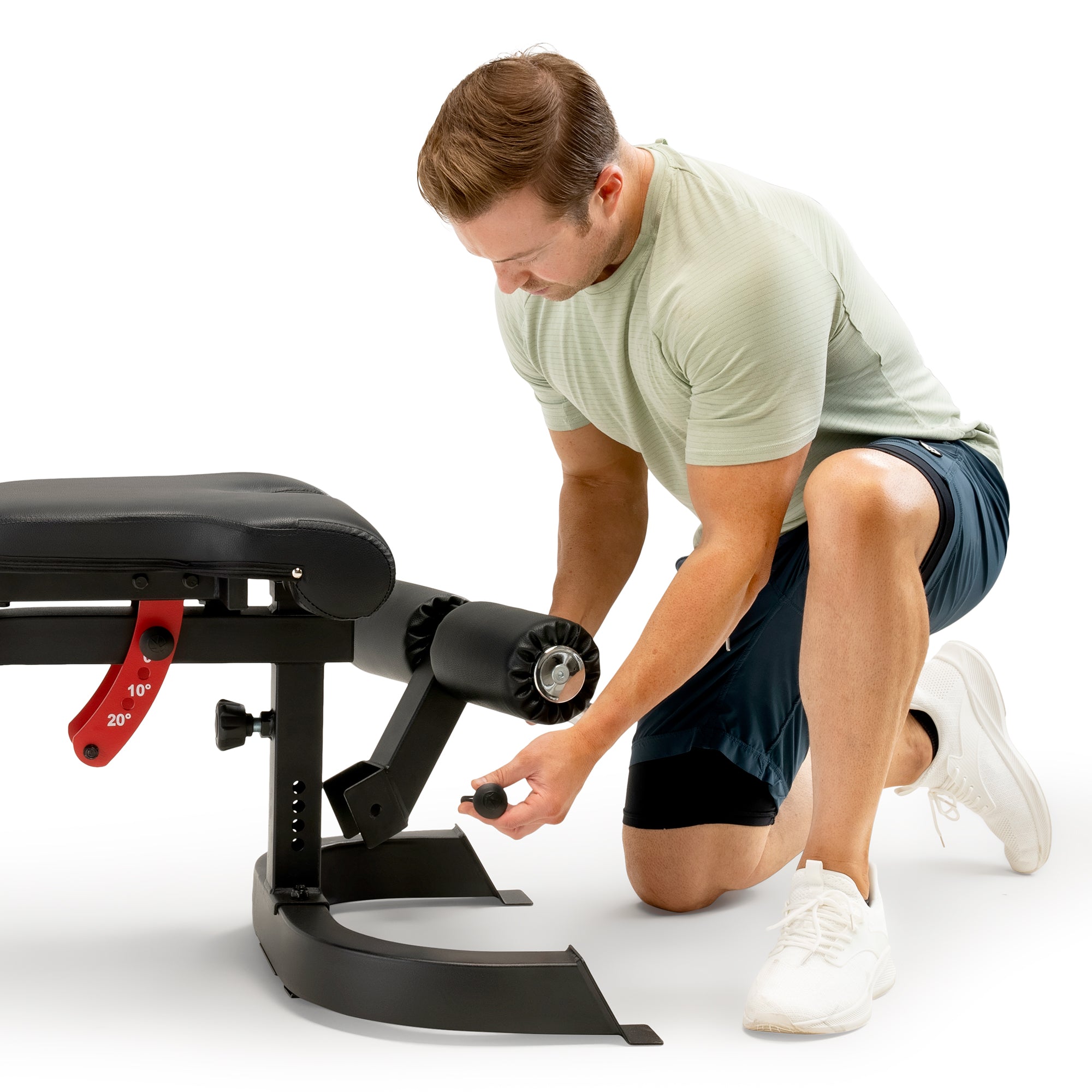 Marcy SB-7799 Utility Bench with Arm Curl - Adjustable Weight Bench for Home Gym Strength Training - Perfect for Dumbbell Workouts, Sit-Ups & Full-Body Exercises