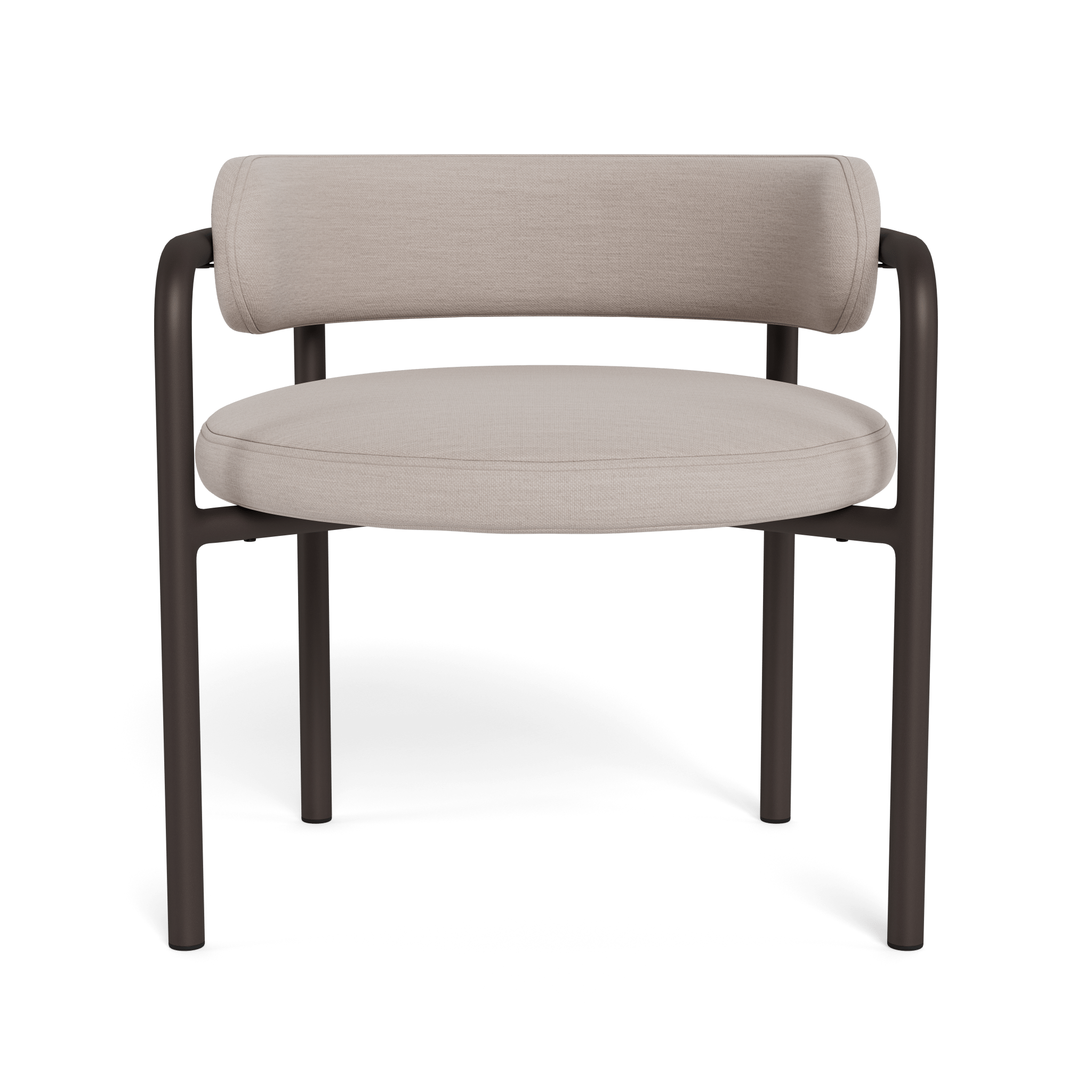Porto Aluminum Club Chair - Lightweight Outdoor Patio Furniture for Garden, Poolside & Deck - Modern All-Weather Lounge Chair with Cushion (Optional) - Perfect for Relaxing, Sunbathing & Entertaining Guests