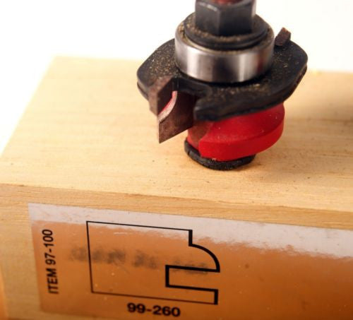 FREUD 3-Piece Cabinet Door Router Bit Set with 99-515 & 99-260 Rail and Style Bits - Premium Woodworking Tools for DIY Cabinets, Doors, and Furniture Projects