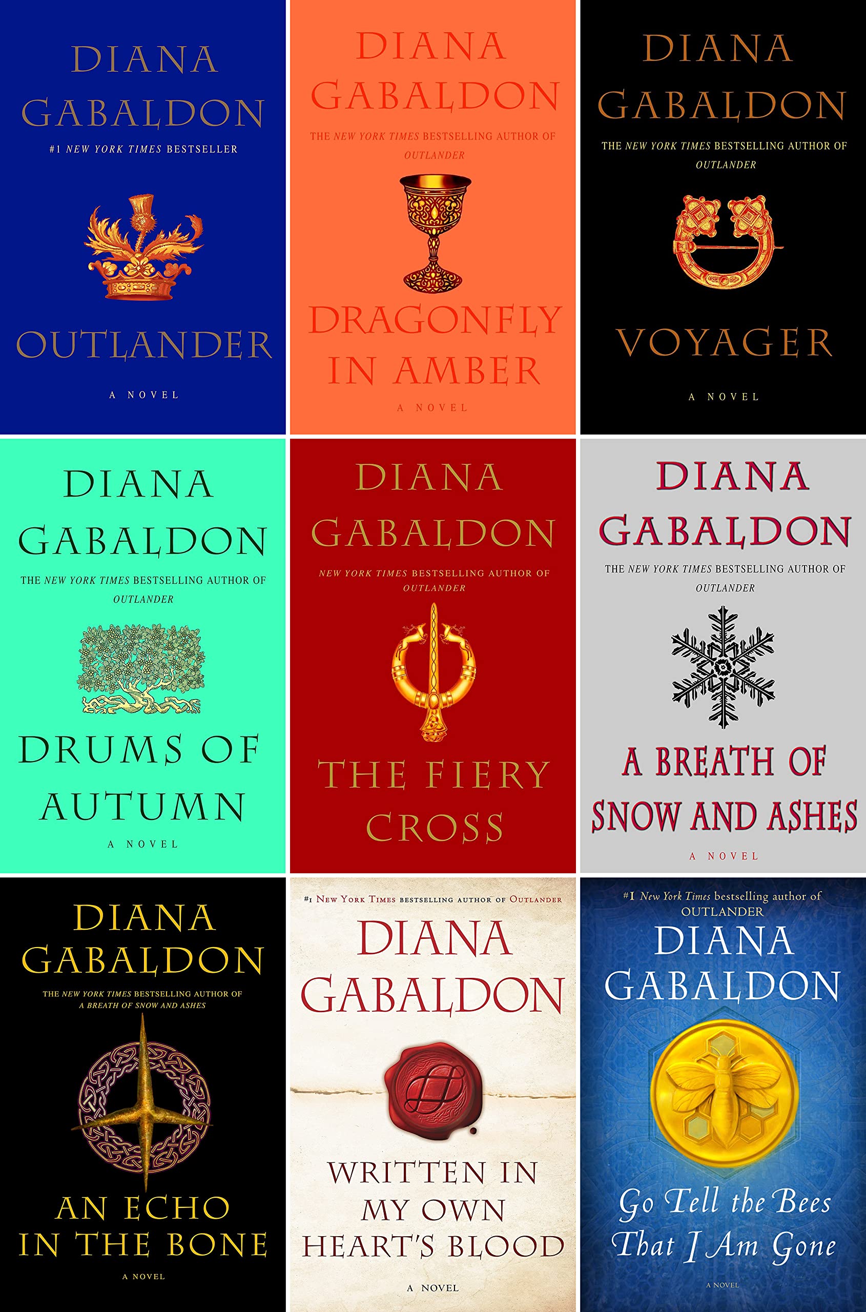 Outlander Complete Hardcover Book Series by Diana Gabaldon (Books 1-9) - Historical Fiction Romance Novels for Adults - Perfect for Book Clubs & Gift Giving