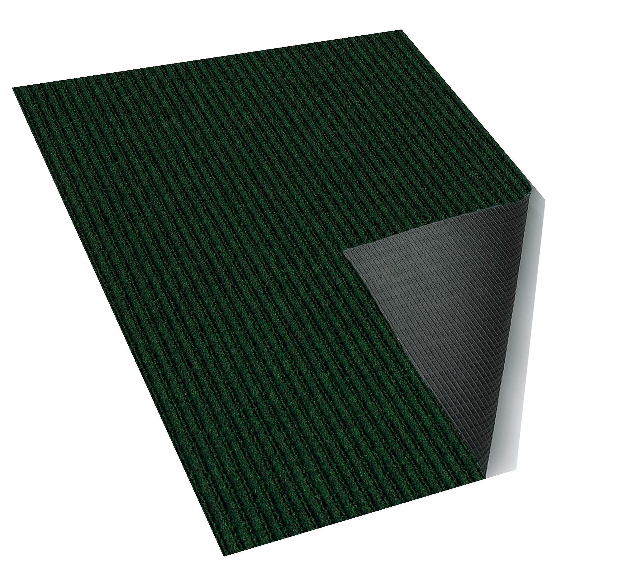 KOECKRITZ 5' Round Indoor/Outdoor Area Rug with Non-Slip Rubber Backing - 1/4