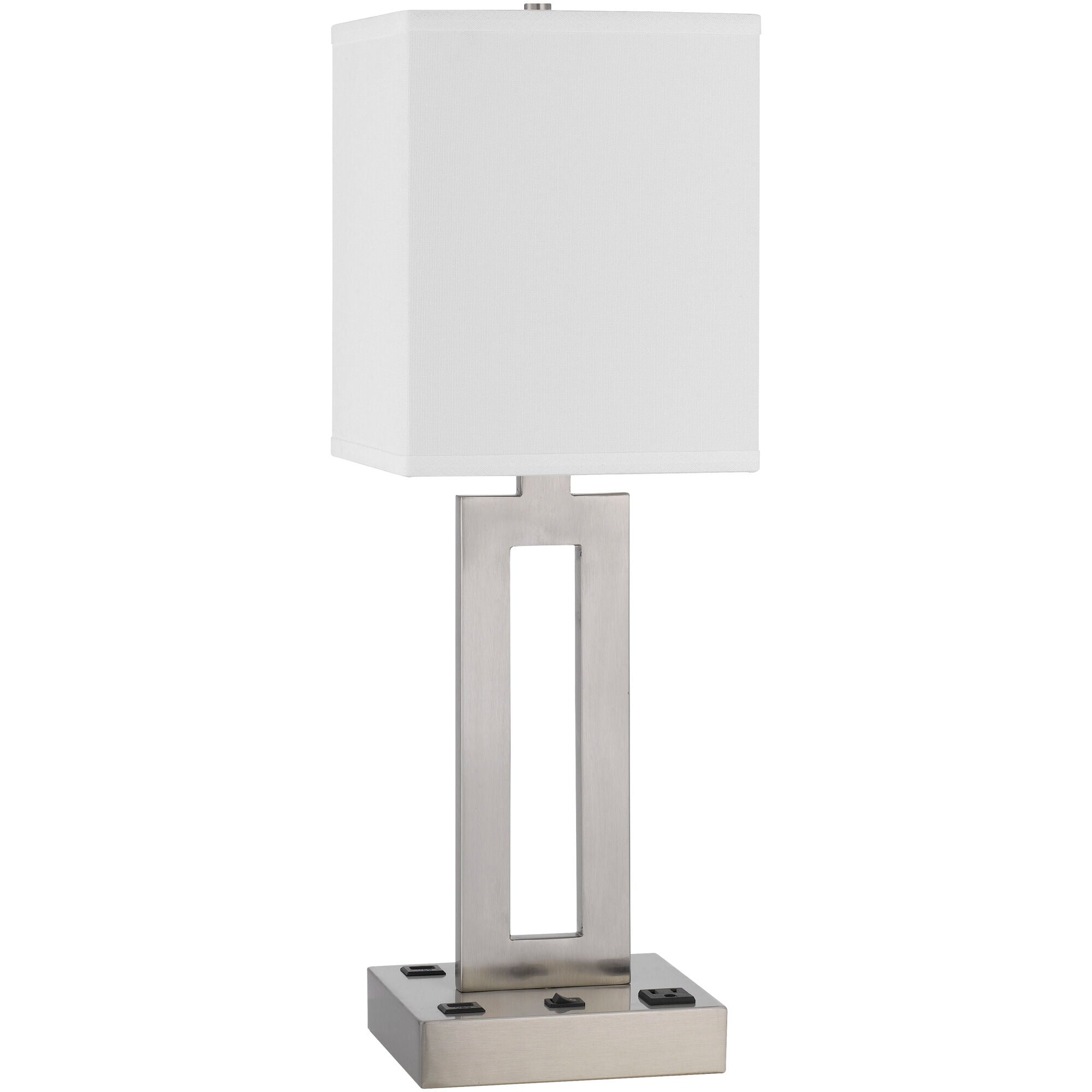 Sarnia Modern Table Lamp - Stylish LED Nightstand Light for Bedroom, Living Room & Office - Warm White & Cool White Dimmable Lighting