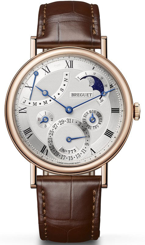 Breguet Classique Perpetual Calendar 18K Rose Gold Men's Luxury Watch - Perfect for Formal Events, Business Meetings & Special Occasions