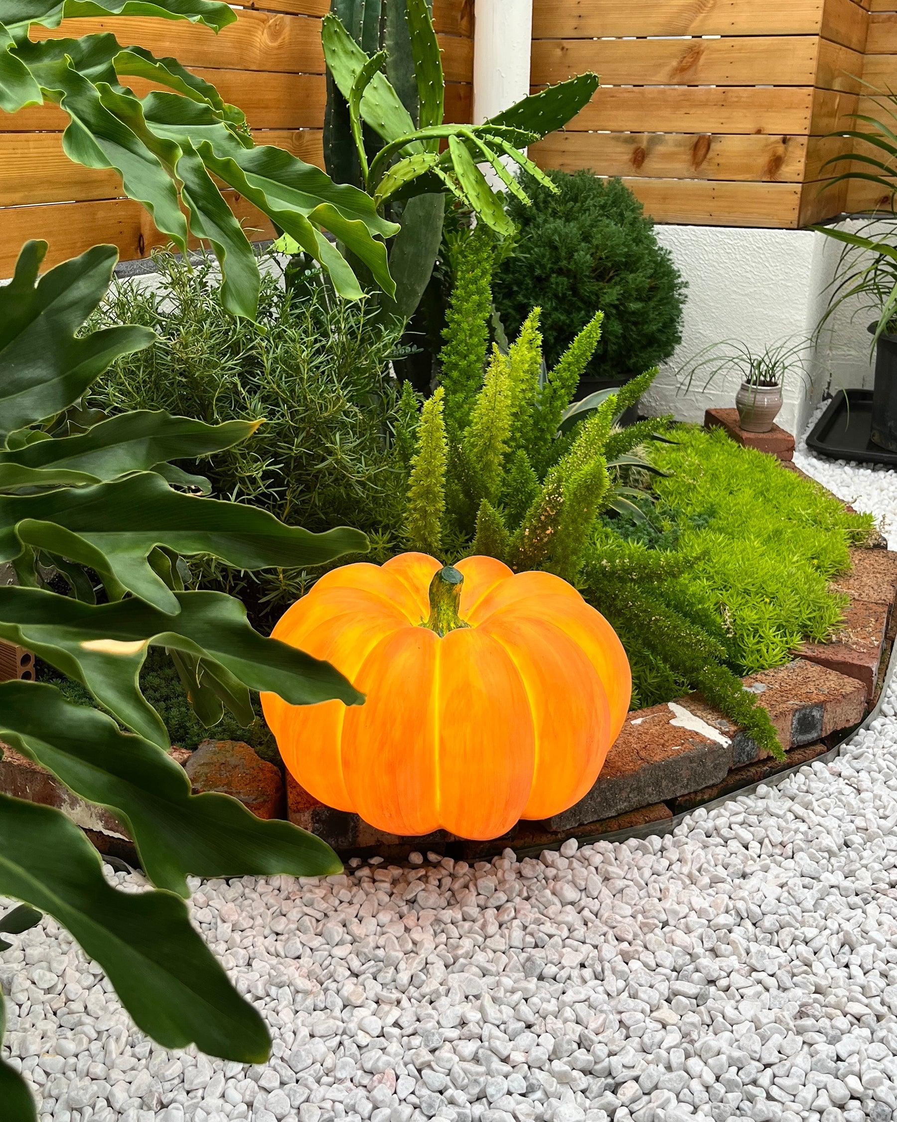 Pumpkin Table Lamp - Decorative Halloween LED Night Light for Home, Bedroom, or Office - Perfect for Fall Decor and Cozy Ambiance
