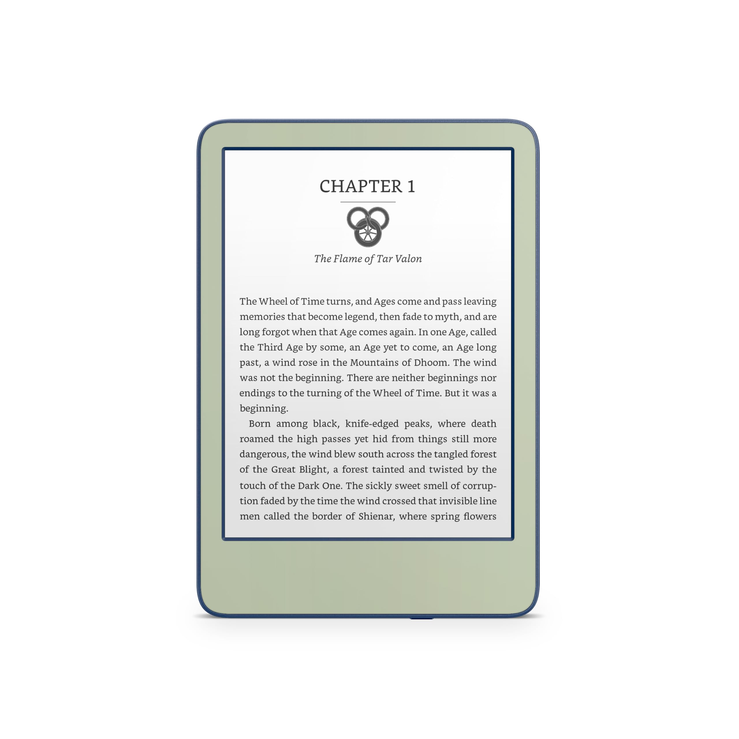 Premium 3M Vinyl Full Wrap Skin for Kindle (11th Gen, 2022) - Light Green Minimalist Decal Cover | Durable Protective Sticker for Reading, Travel & Daily Use