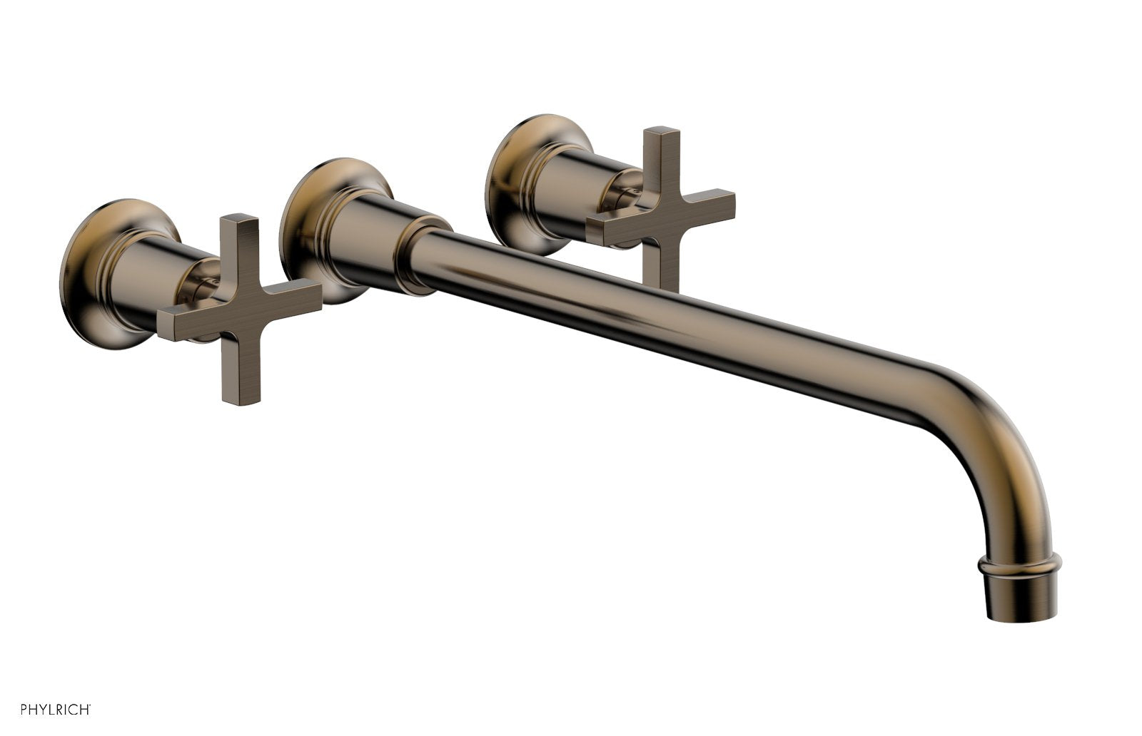 HEX MODERN Wall Mounted Lavatory Faucet Set with 14