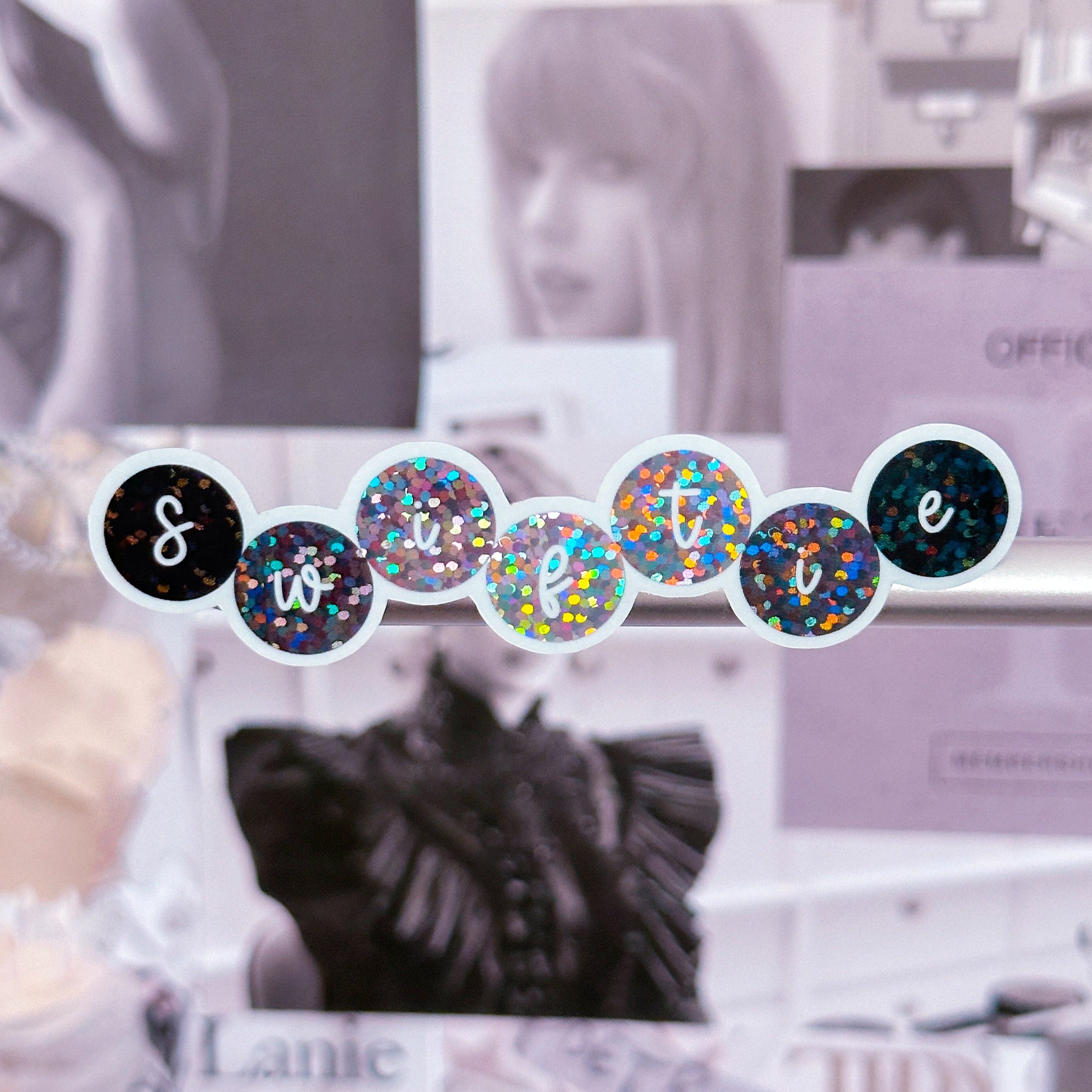Waterproof Sticker - TTPD S.W.I.F.T.I.E 2.0 | Durable Vinyl Decal for Laptops, Water Bottles & DIY Projects | Perfect for Swiftie Fans & Taylor Swift Merch Collectors