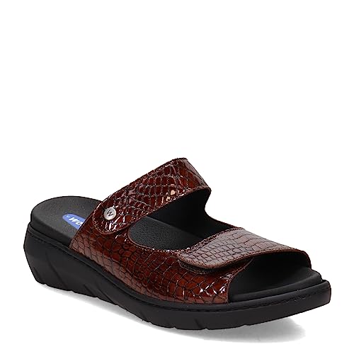 Cognac Mini Croco Leather