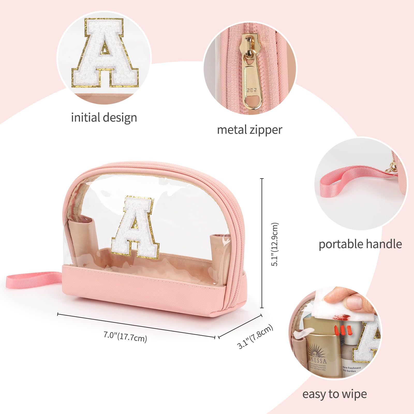 Cute Clear Makeup Bag 7