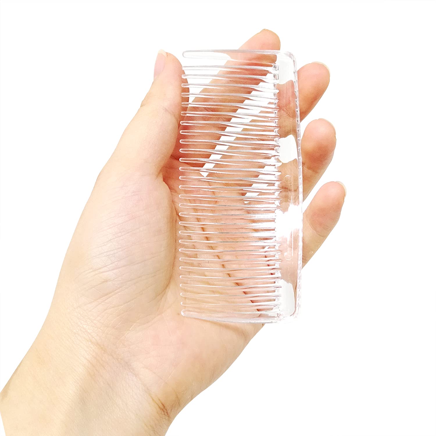 Honbay 12PCS Plastic French Side Hair Combs - Flexible & Durable Hair Clips with Strong Twist Design for Women & Girls (29 Teeth, 3 Colors) - Perfect for Styling, Updos, Braids & Everyday Hair Accessories