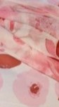 Maeva Crop Top Women's Fashion Short Sleeve T-Shirt Pink & White Print for Summer Outfits, Casual Wear, and Street Style