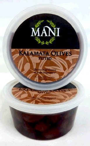 Premium Kalamata Olives Pitted 7 oz (2 Pack) - All Natural Greek Olives for Salads, Charcuterie Boards & Mediterranean Recipes