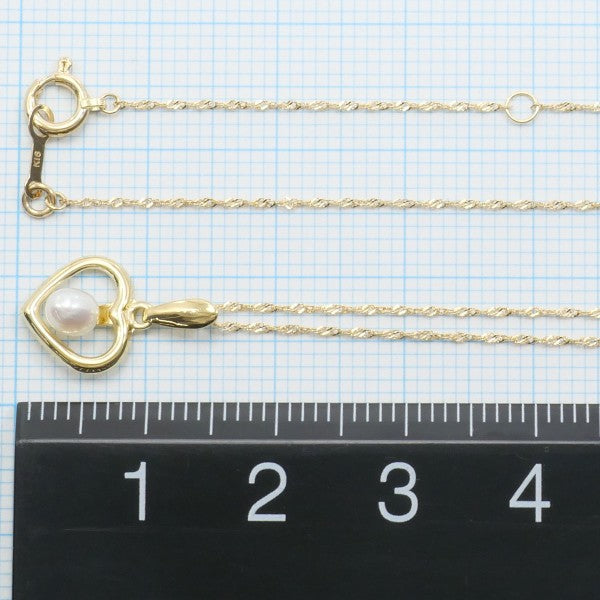 18K Yellow Gold Pearl Necklace for Women - Elegant Bridal Jewelry, Wedding Gift & Anniversary Present - Perfect for Formal Events, Date Nights and Special Occasions