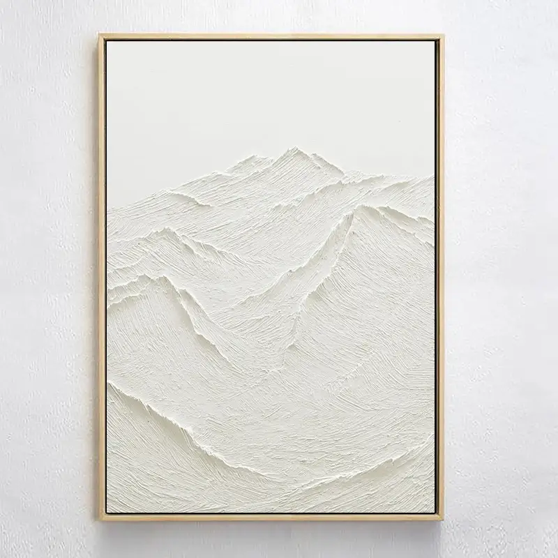Minimalist Textured Plaster Art Painting - Modern Abstract Wall Decor for Living Room, Bedroom & Office | #MM029