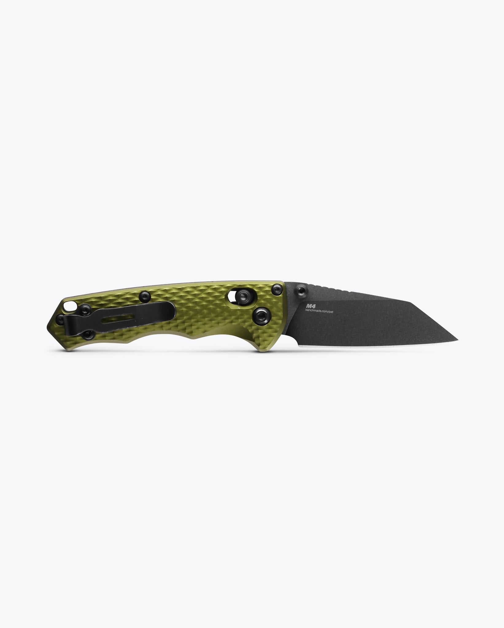 Full Immunity™ Wharncliffe Pocket Knife - Woodland Green Aluminum Handle - EDC, Outdoor, Camping & Survival Gear