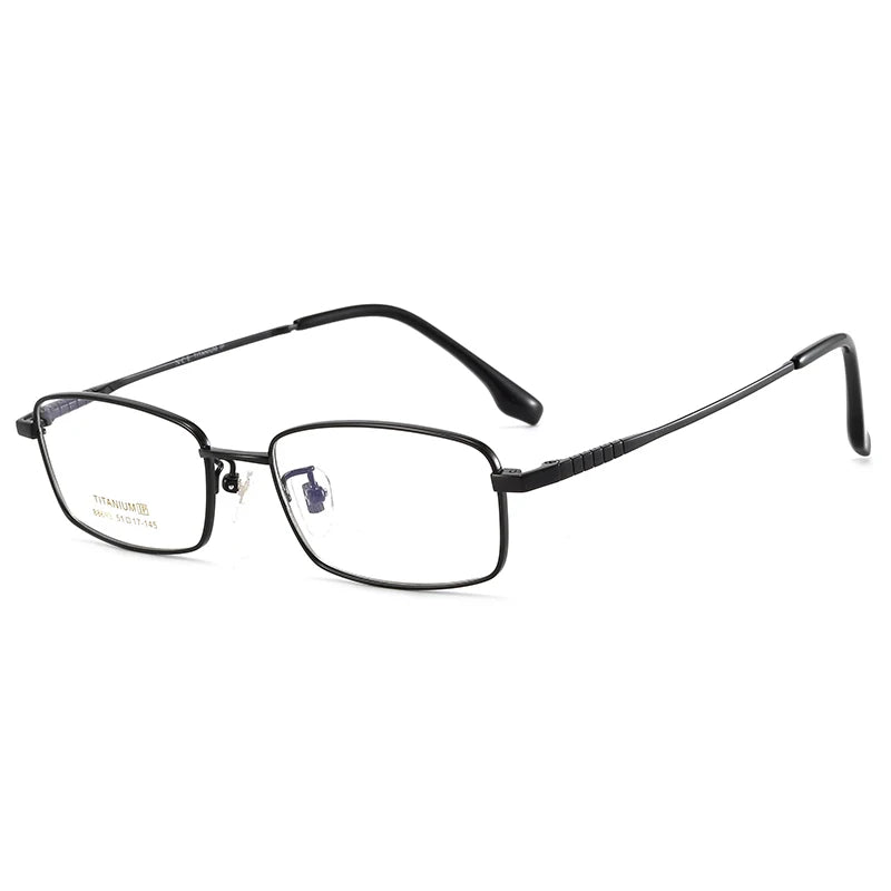 Bclear Unisex Full Rim Square Small Titanium Eyeglasses 86693 - Lightweight & Durable Frame for Reading, Working & Daily Wear
