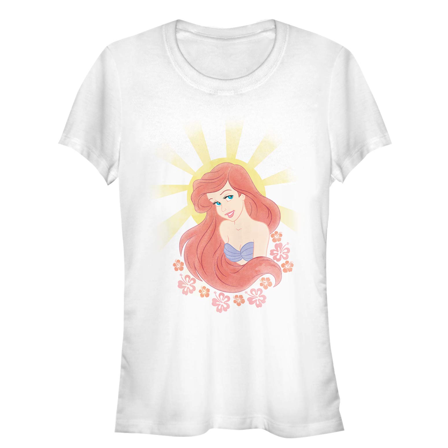 Ariel Sun T-Shirt for Girls - Disney Little Mermaid Tee for Summer