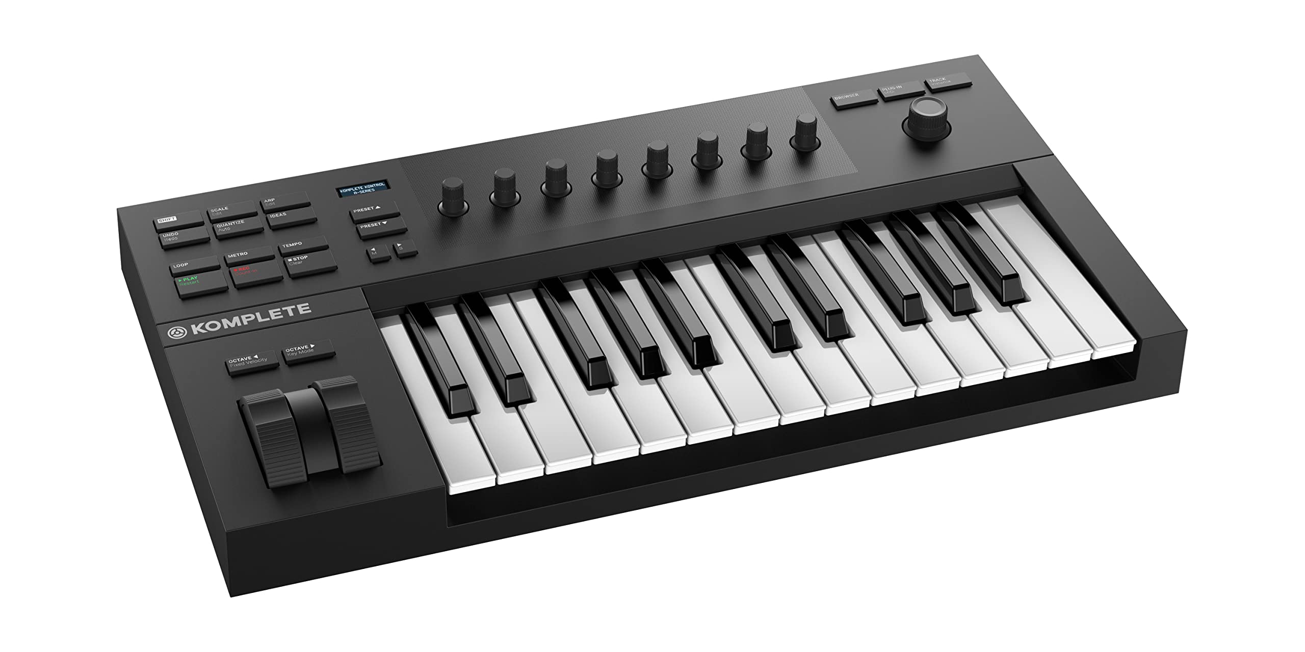 Native Instruments Komplete Kontrol A25 MIDI Keyboard Controller - 25-Key USB Music Production Keyboard with Smart Play & Light Guide for Studio Recording & Live Performance