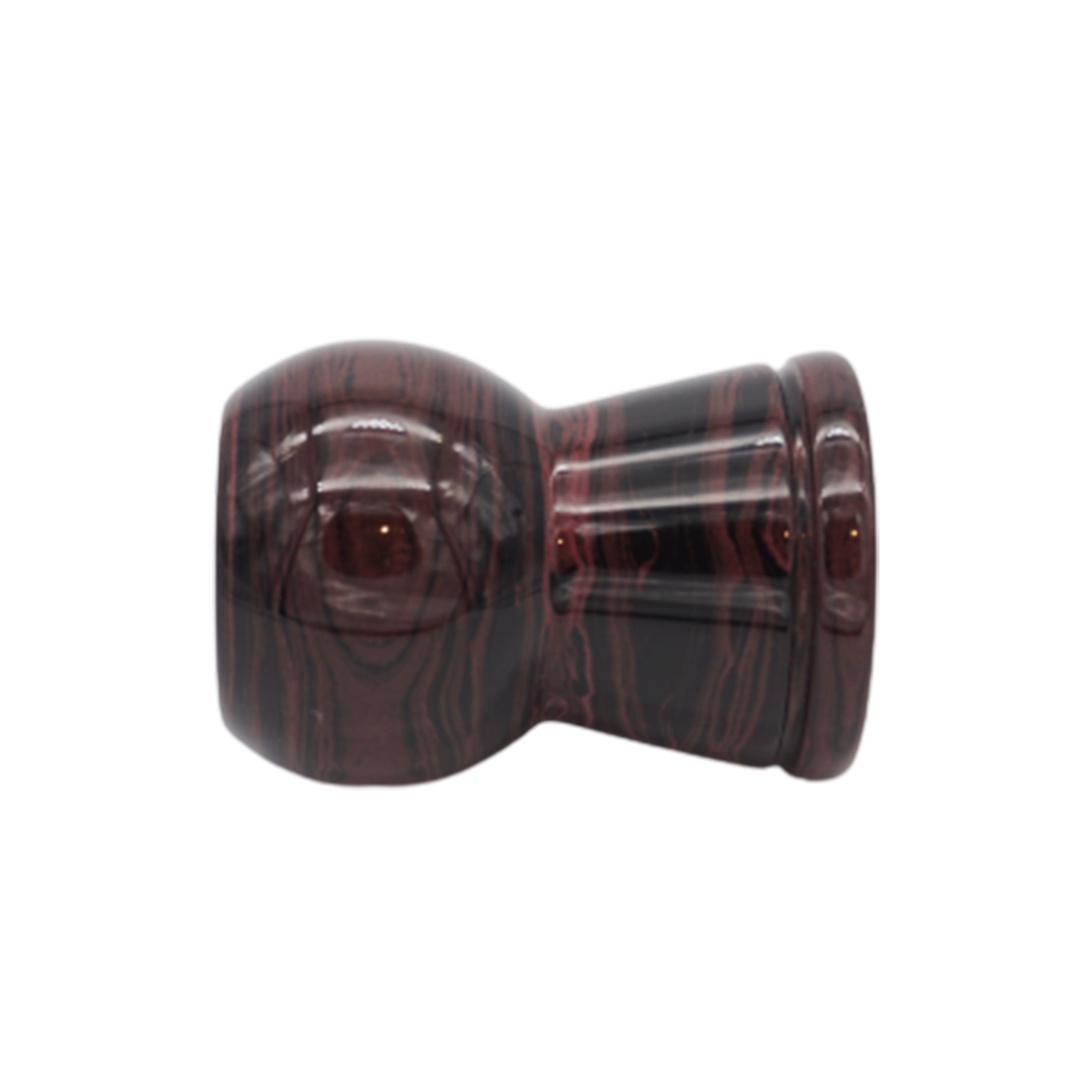 Premium Handmade Raspberry Ebonite Shaving Brush Handle - Compatible with 24mm & 26mm Knots - Perfect for Wet Shaving, Grooming Kits & Luxury Men's Gifts