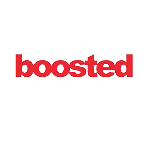 EW Designs Boosted Sticker - High Quality Die Cut Vinyl Decal for JDM, Turbo Cars & Trucks - 5 Inch Bumper Sticker - Perfect for Car Enthusiasts, Racing Events & Vehicle Customization