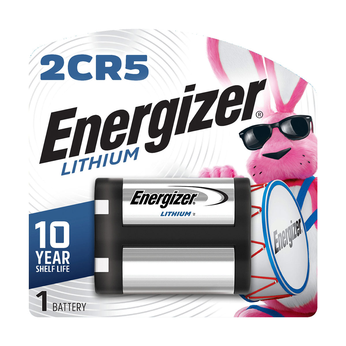 Energizer 2CR5 Lithium Battery - 3V High-Performance Camera Battery for Digital Cameras, Film Cameras & Medical Devices - Long Lasting Power Supply for Photography & Professional Equipment