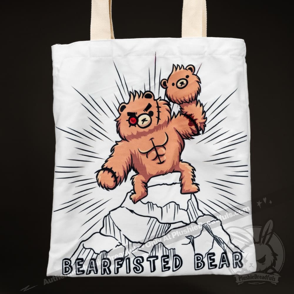 Plushie Dreadfuls Bearfisted Ripped Bear Stuffed Animal Toy - Cute Huggable Plush for Kids, Gift for Bear Lovers, Perfect for Bedroom Decor & Comfort