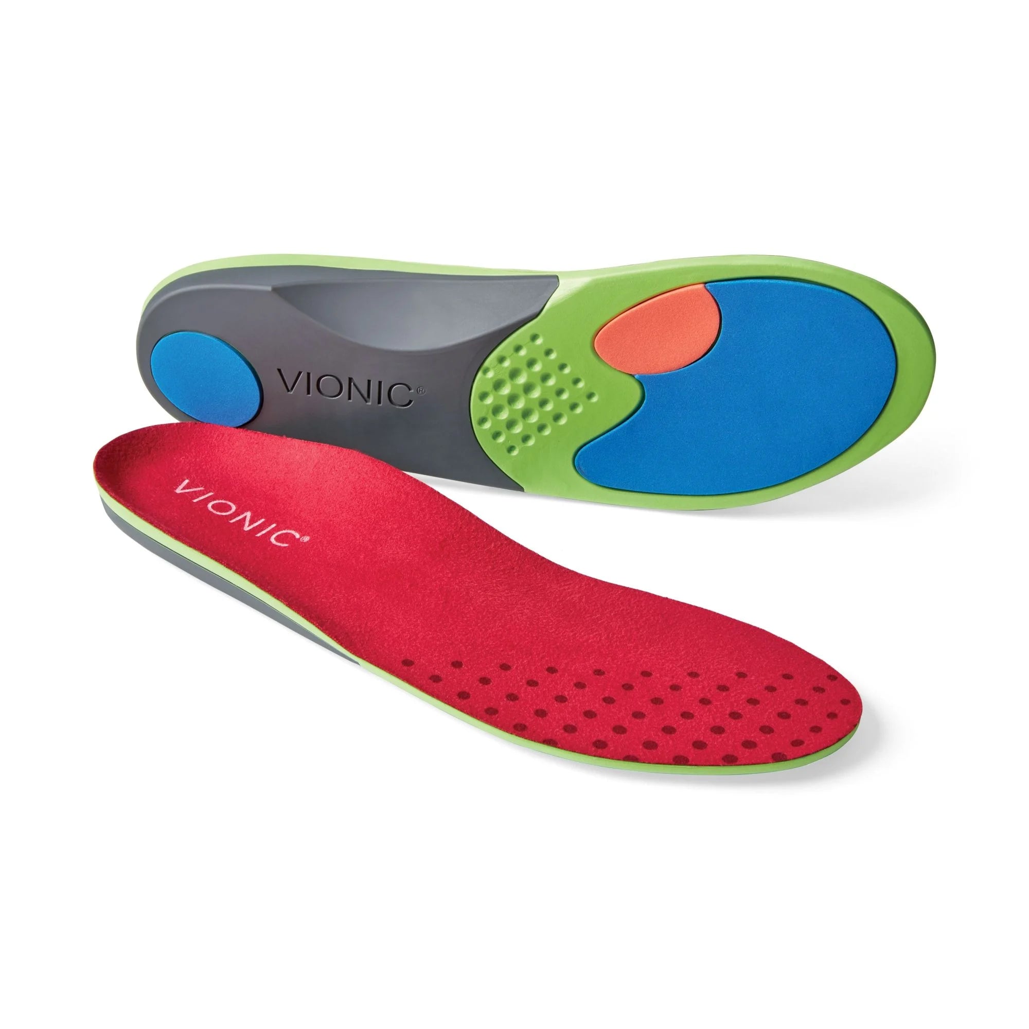 Vionic Women's Arch Support Orthotic Insoles for Flat Feet - Comfortable Full-Length Shoe Inserts for Walking, Running & Work - Pain Relief for Plantar Fasciitis & Heel Spurs (Best for Athletic Shoes & Casual Wear)