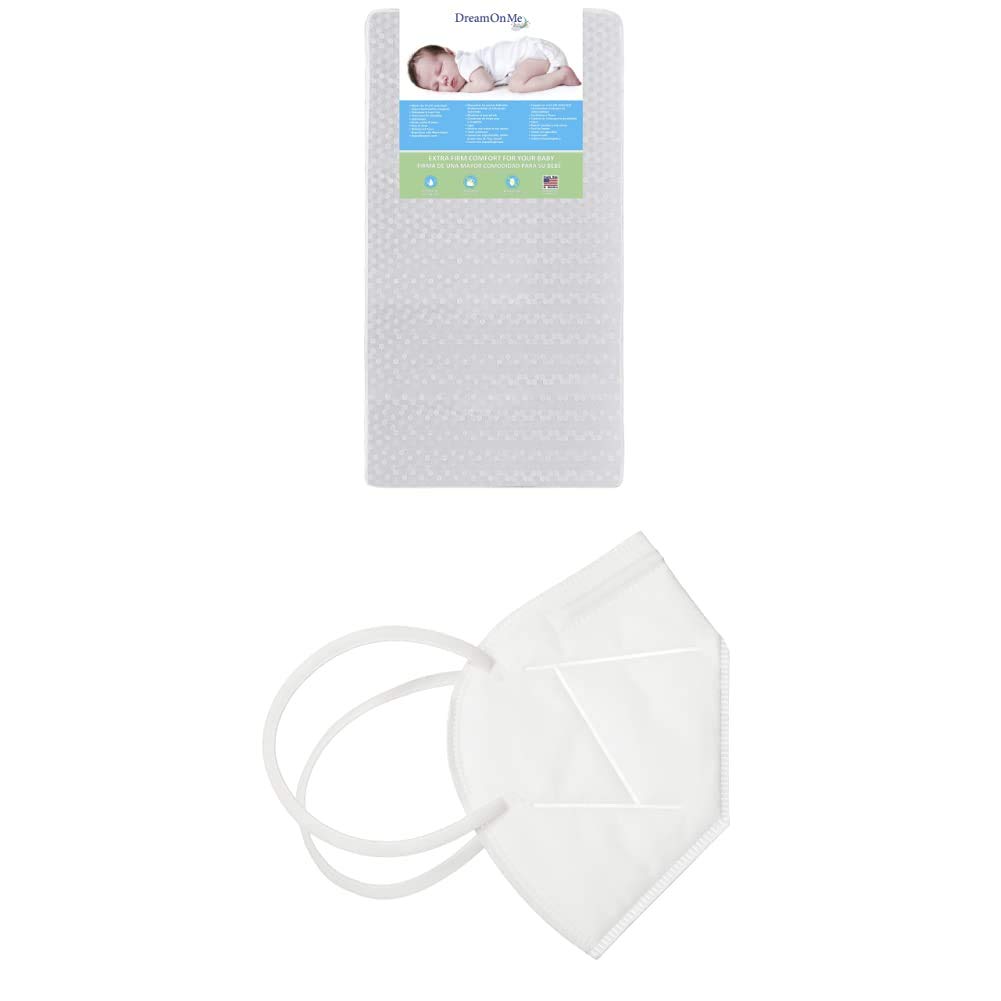 Dream On Me Orthopedic Firm Foam Standard Crib Mattress - Breathable Baby Crib Mattress for Safe & Comfortable Sleep | Perfect for Nursery, Daycare & Travel