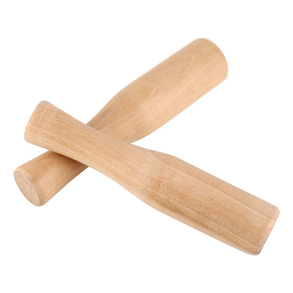 2Pcs Wooden Pestle and Mortar Set - Food Grinding Rod for Sauces, Soup, Purees, Pastes, Jelly, Drinks & Cocktails - Perfect for Bar Tools, Kitchen Accessories & Homemade Recipes