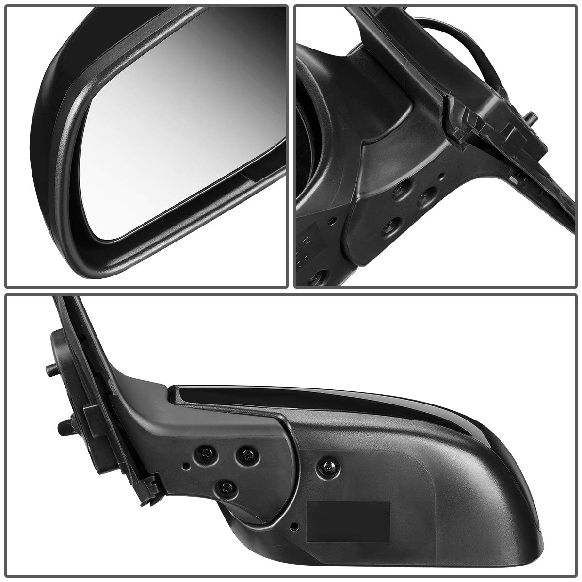OE Style Power Side View Mirror Compatible with 2006-2007 Mazda Mazdaspeed 6 - Auto Dynasty MA1320143 MA1321143 Pair - Perfect for Replacement & Enhanced Visibility While Driving