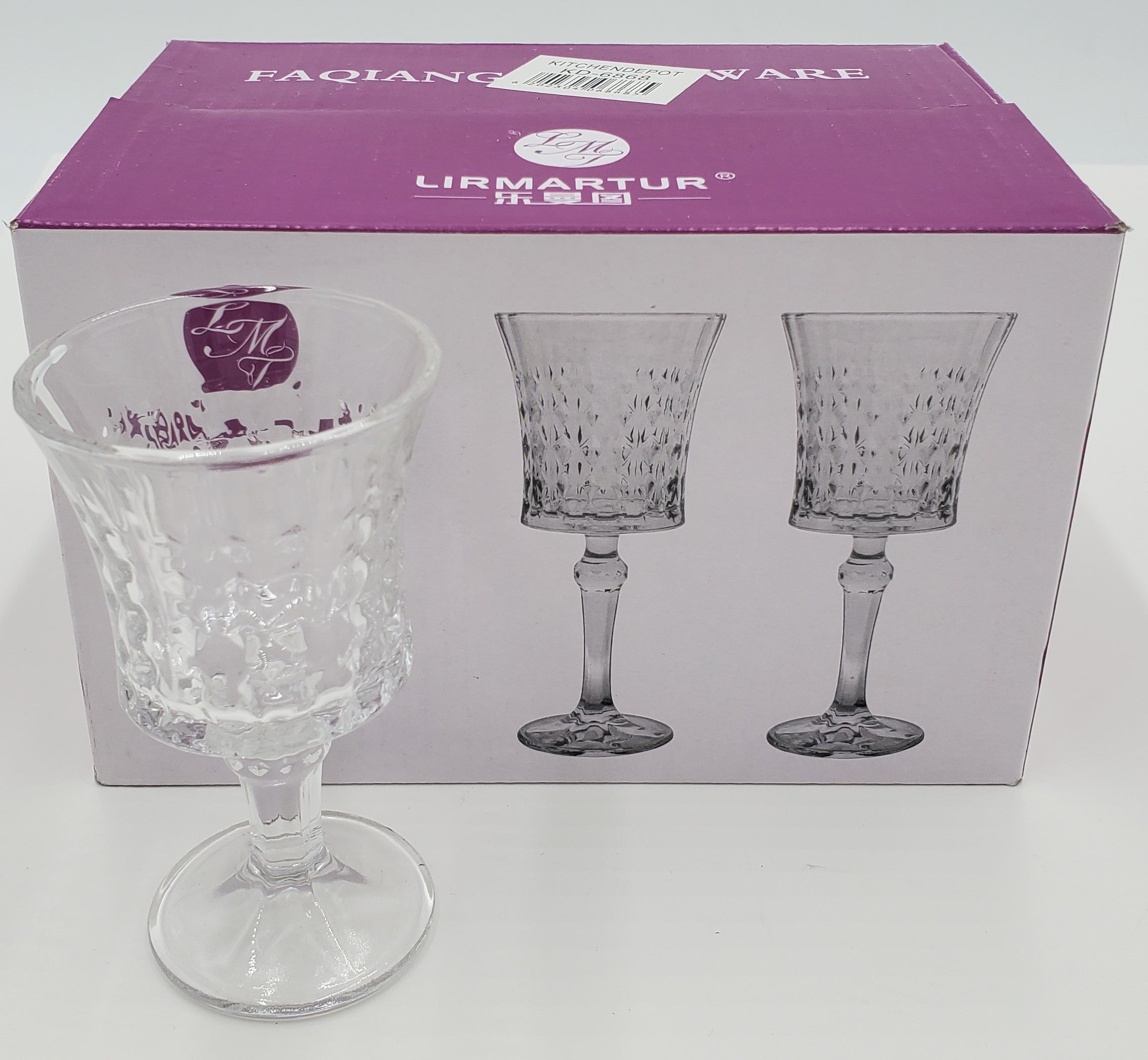 6-Piece Set of Elegant Footed Liquor Glasses - Perfect for Cocktails, Whiskey, and Entertaining at Home