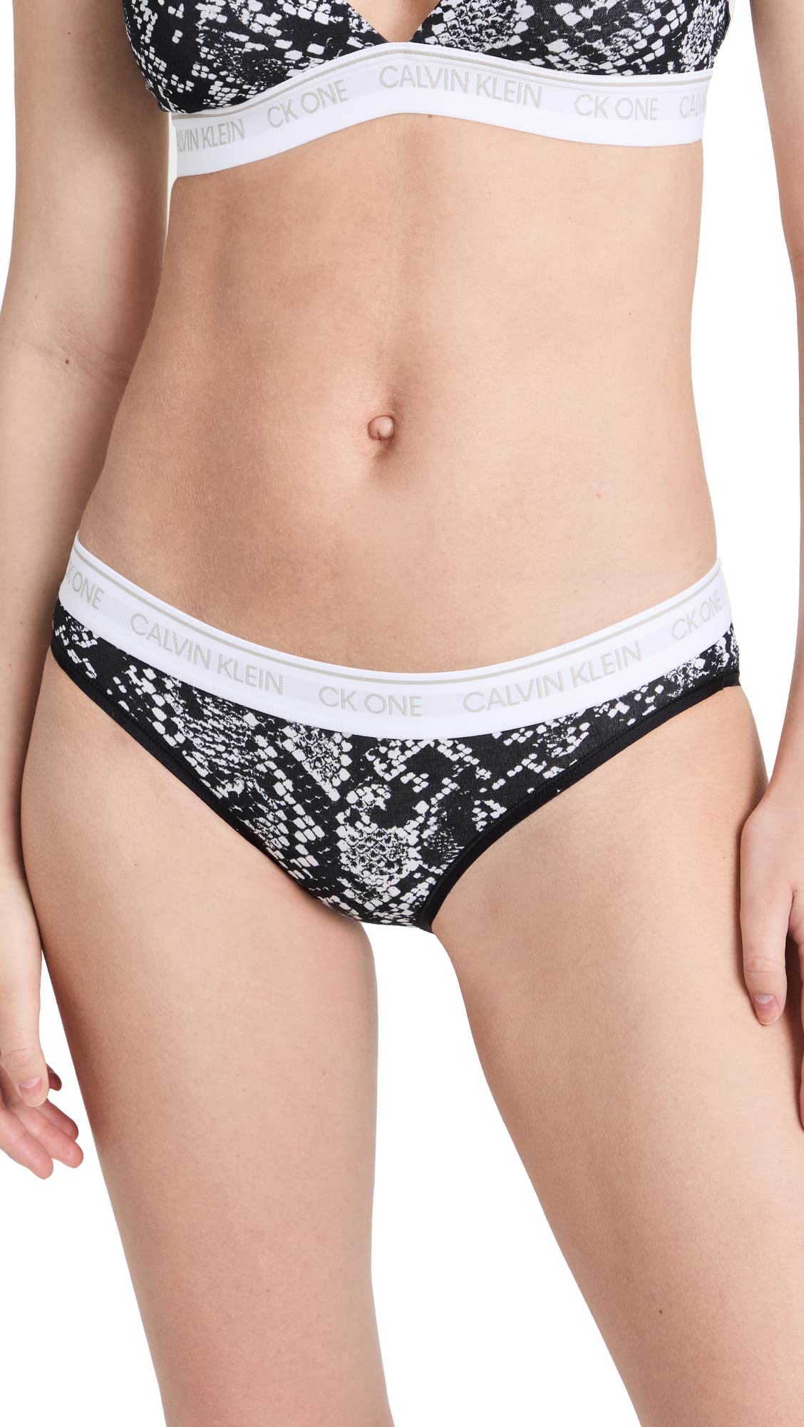 Calvin Klein Women's CK One Cotton Bikini Panties - Soft Breathable Underwear for Everyday Comfort | Perfect for Workouts, Lounge & Casual Wear